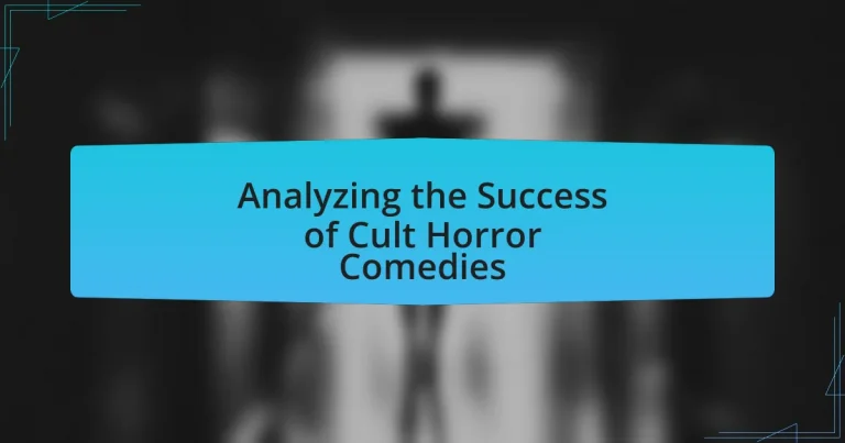 Analyzing the Success of Cult Horror Comedies