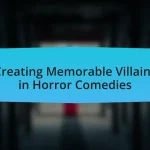 Creating Memorable Villains in Horror Comedies