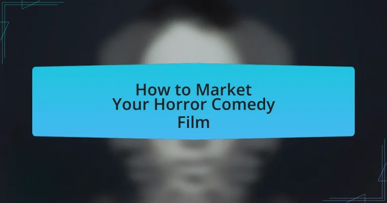 How to Market Your Horror Comedy Film