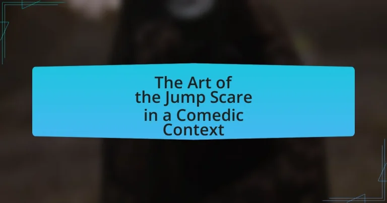 The Art of the Jump Scare in a Comedic Context