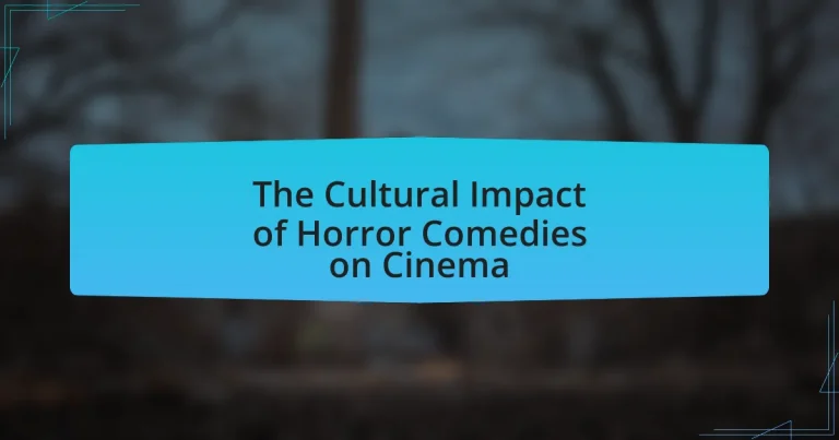 The Cultural Impact of Horror Comedies on Cinema