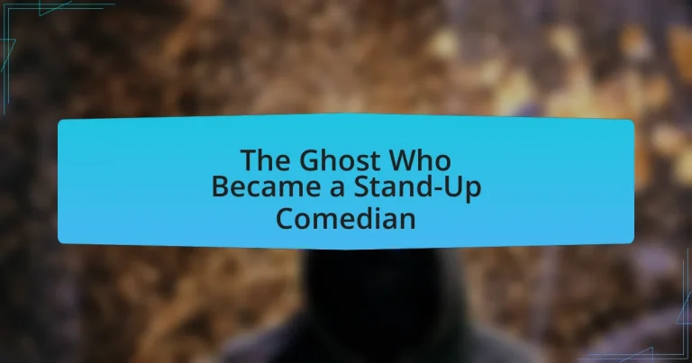 The Ghost Who Became a Stand-Up Comedian