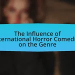 The Influence of International Horror Comedies on the Genre