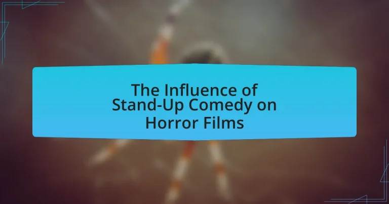 The Influence of Stand-Up Comedy on Horror Films