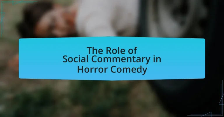 The Role of Social Commentary in Horror Comedy